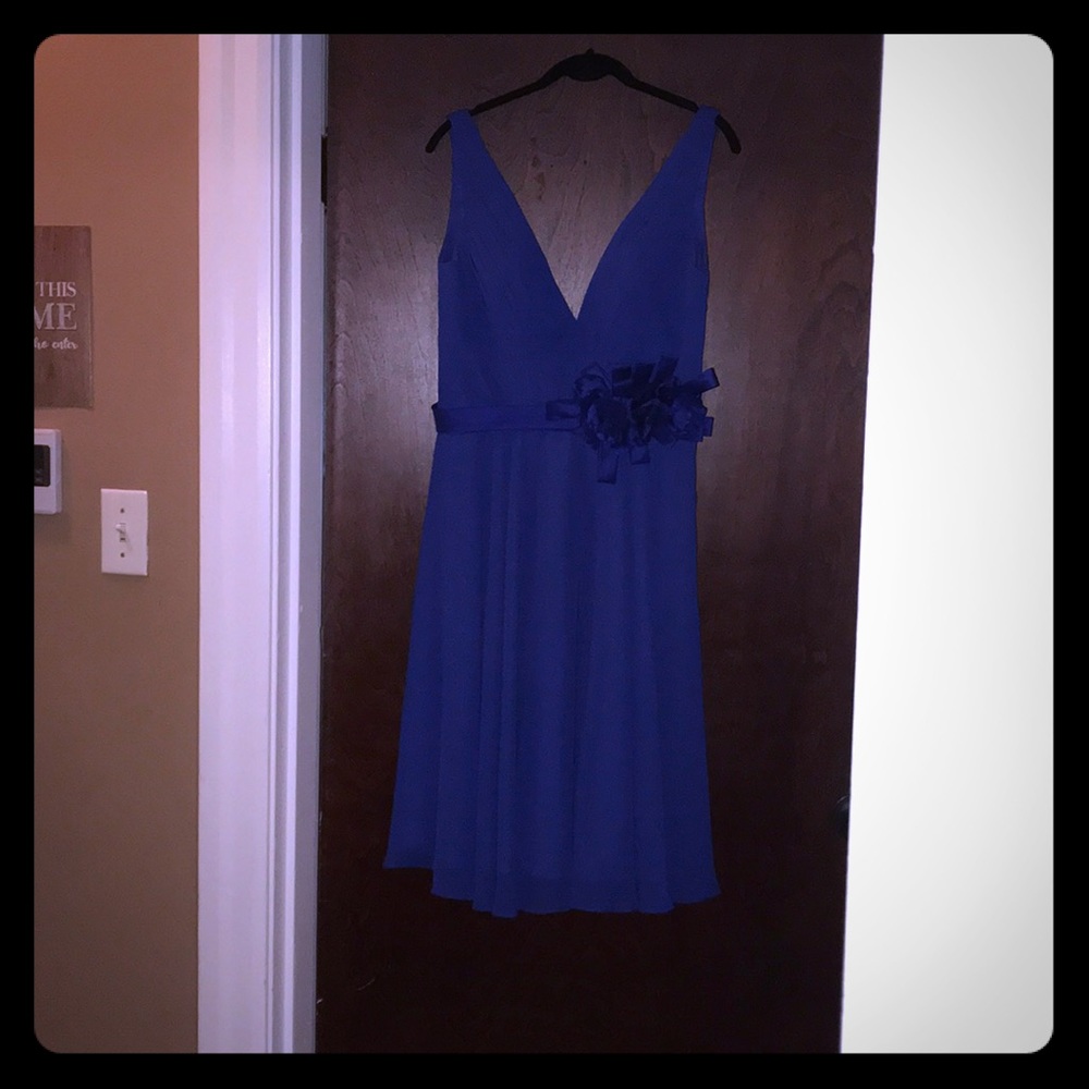 Stunning cocktail length gown